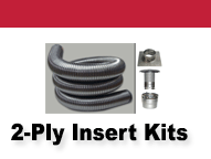two ply liner fireplace insert kits
